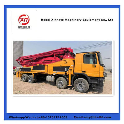 DN125 Used Concrete Pump Truck Secondhand Putzmeister Mobile Concrete Pump